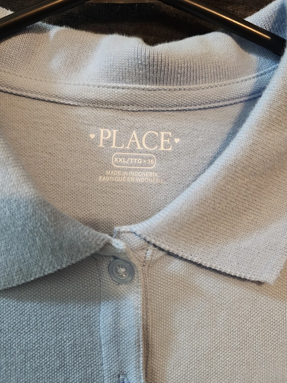 The Children's Place Light Blue Polo Dress